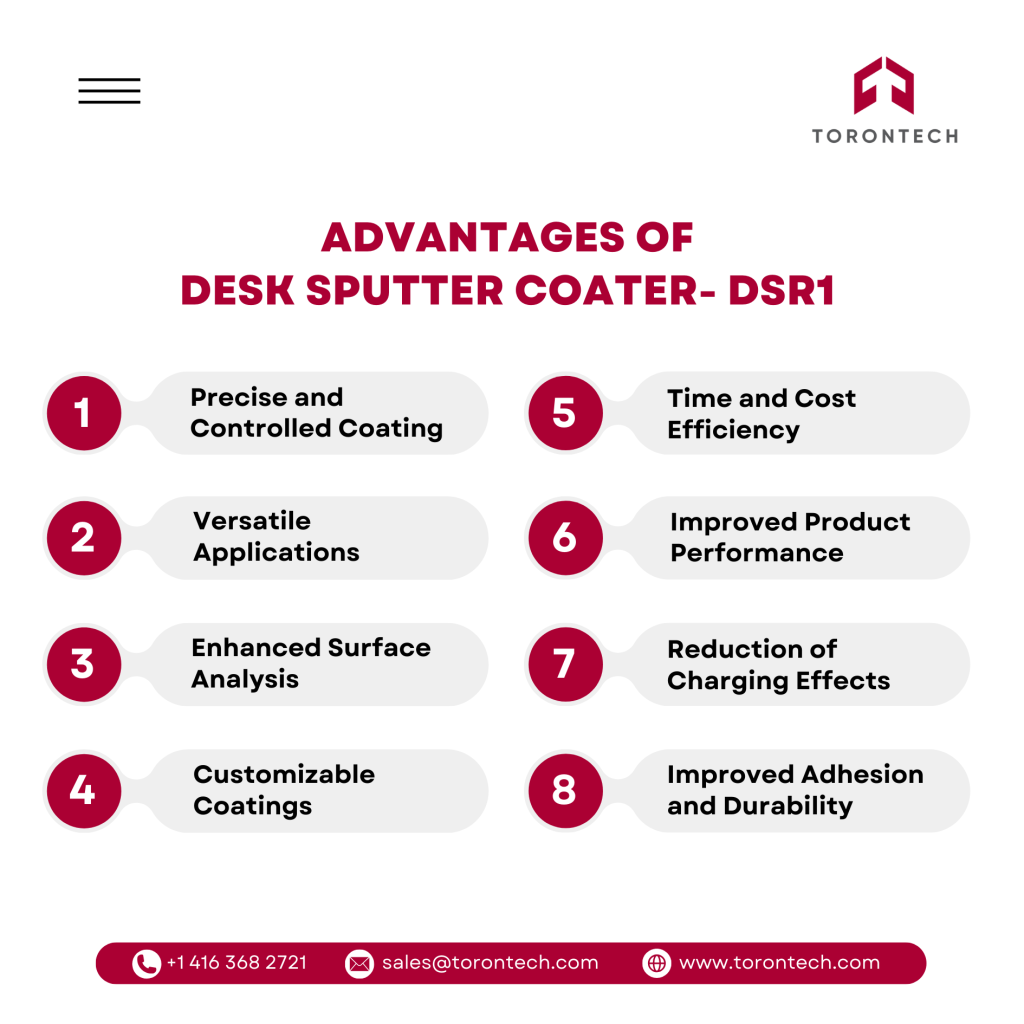 Advantages of Desk Sputter Coater - DSR1