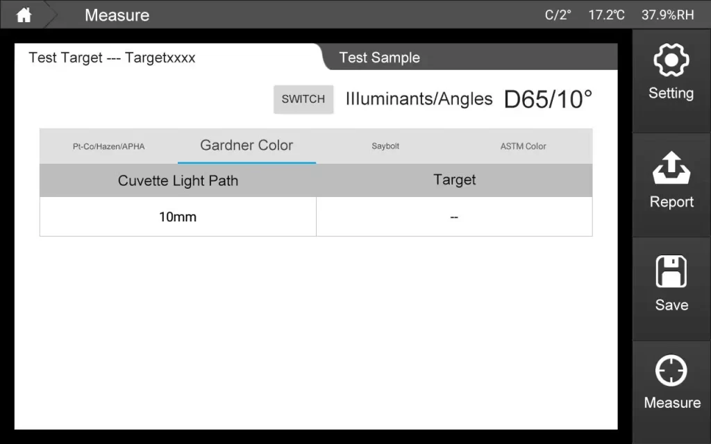 Liquid Color Spectrophotometer