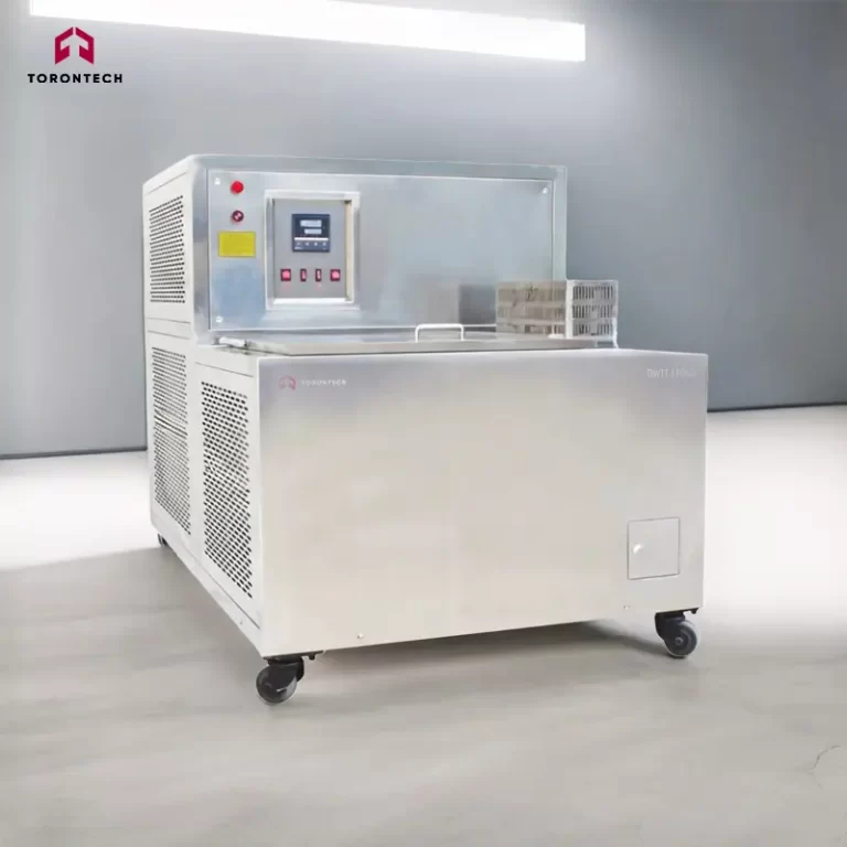 Low Temperature Cooling Chamber for DWTT Impact Specimens